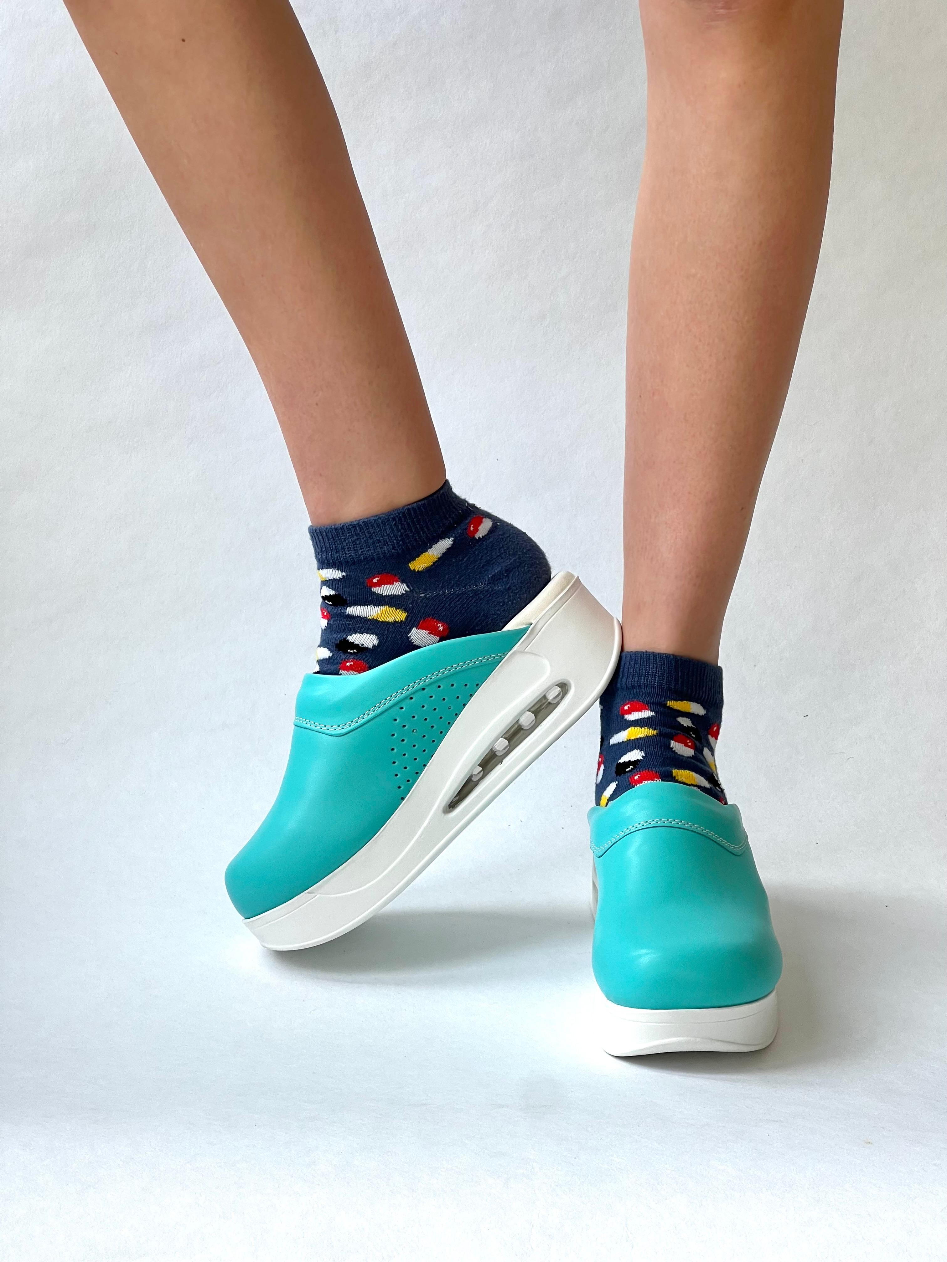 Airmeds Klompen Effen Blauw