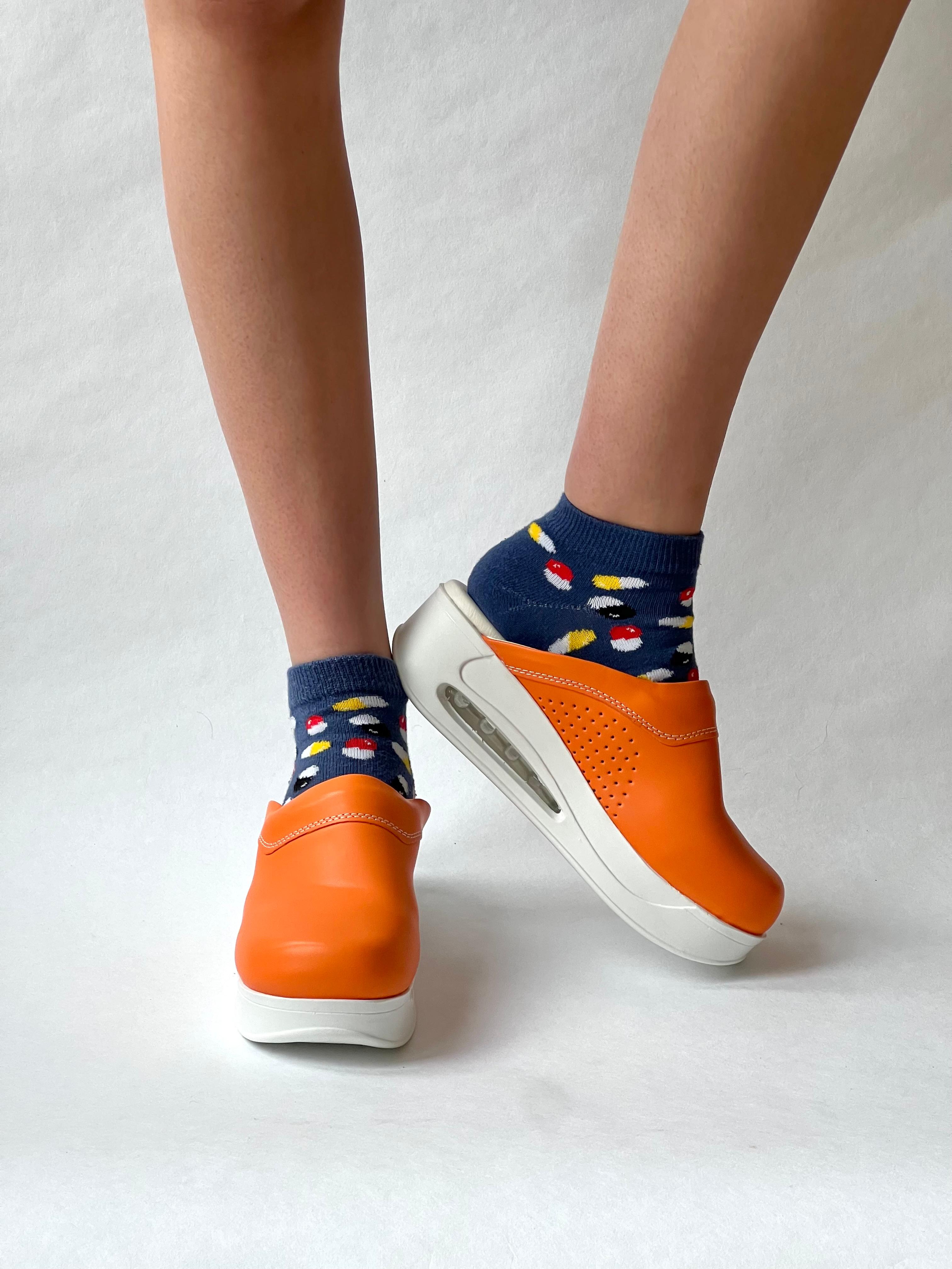 Airmeds Klompen Effen Oranje