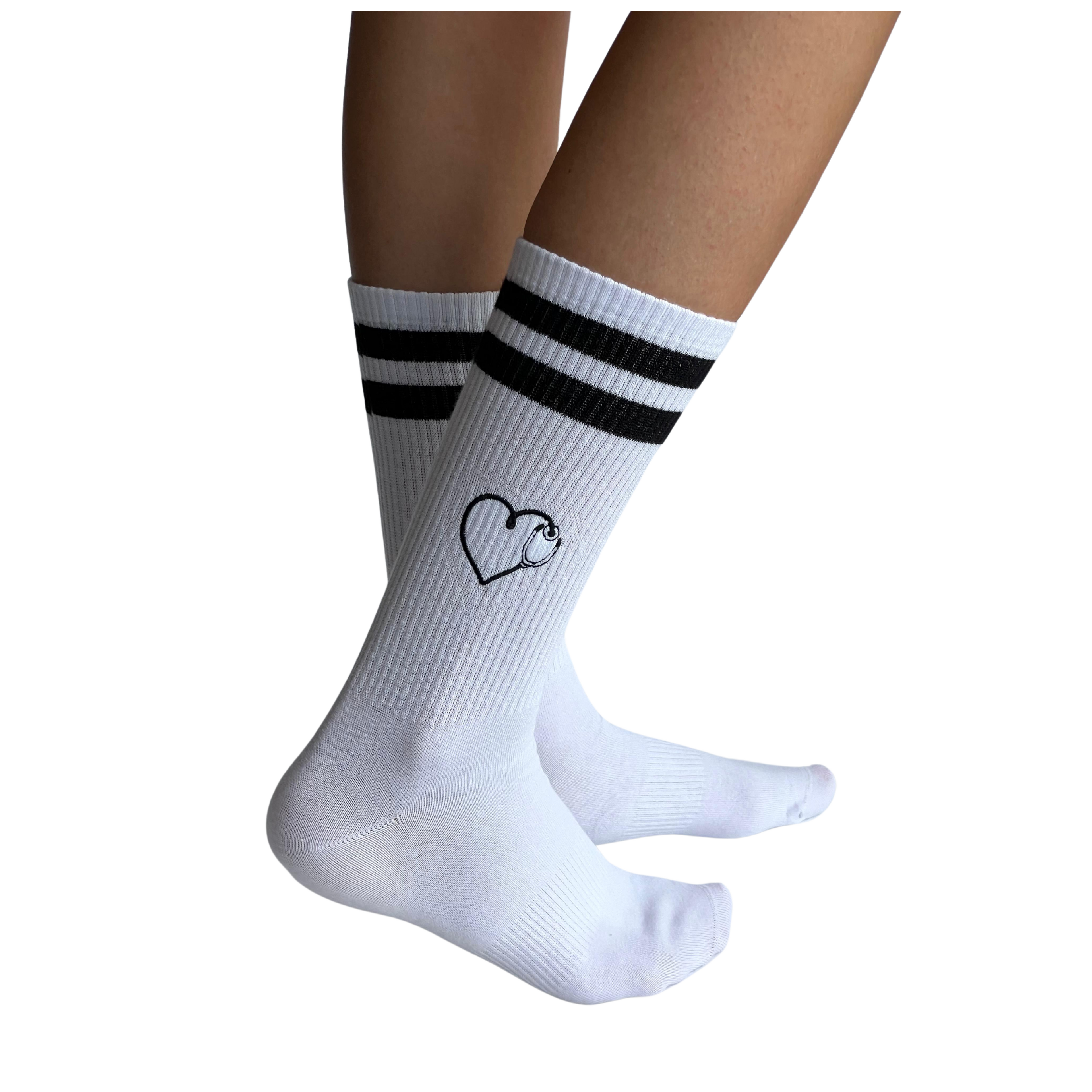 Witte Sportsokken Stethoscoop