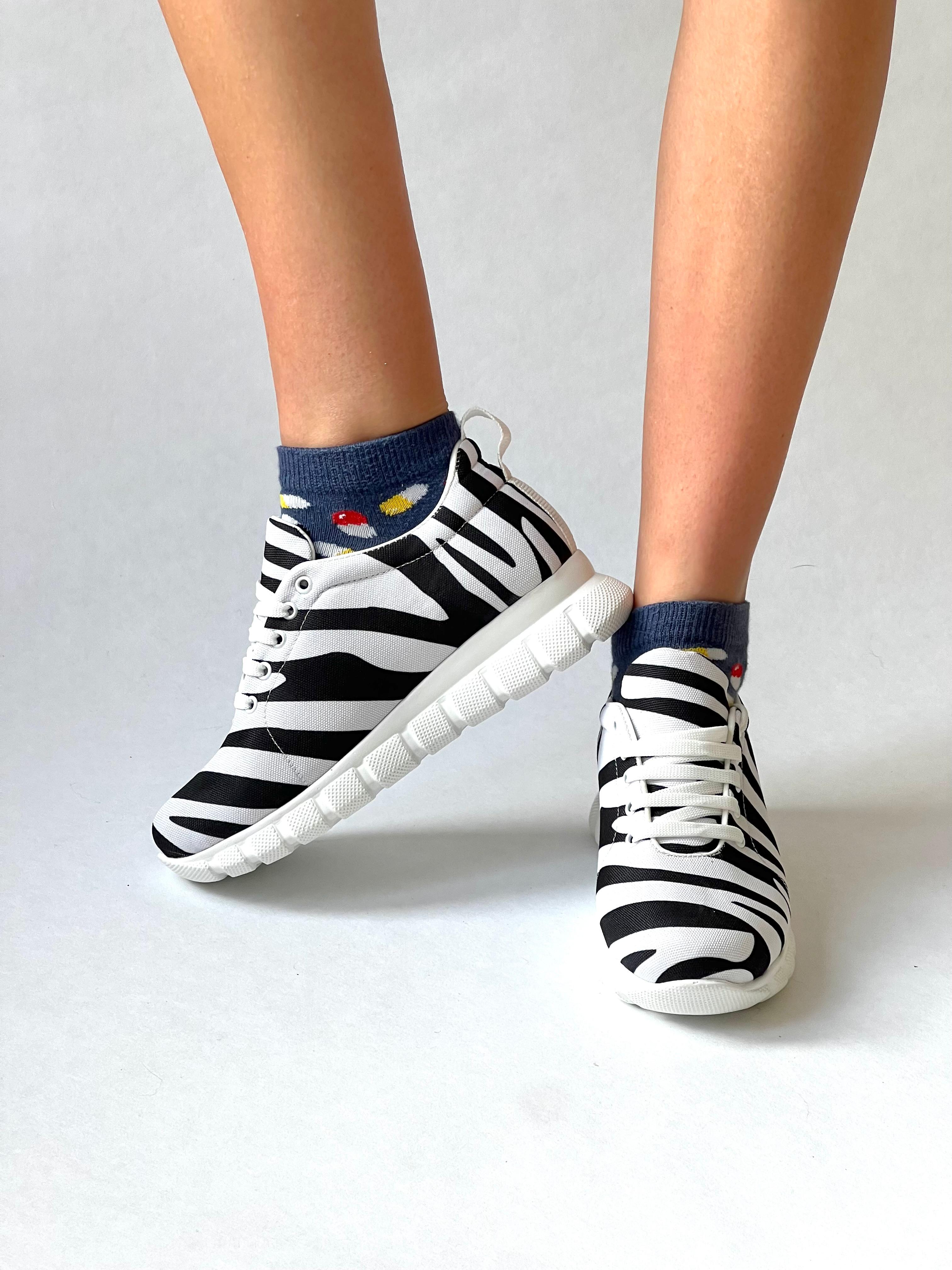 MedSocks Sneakers Zebra