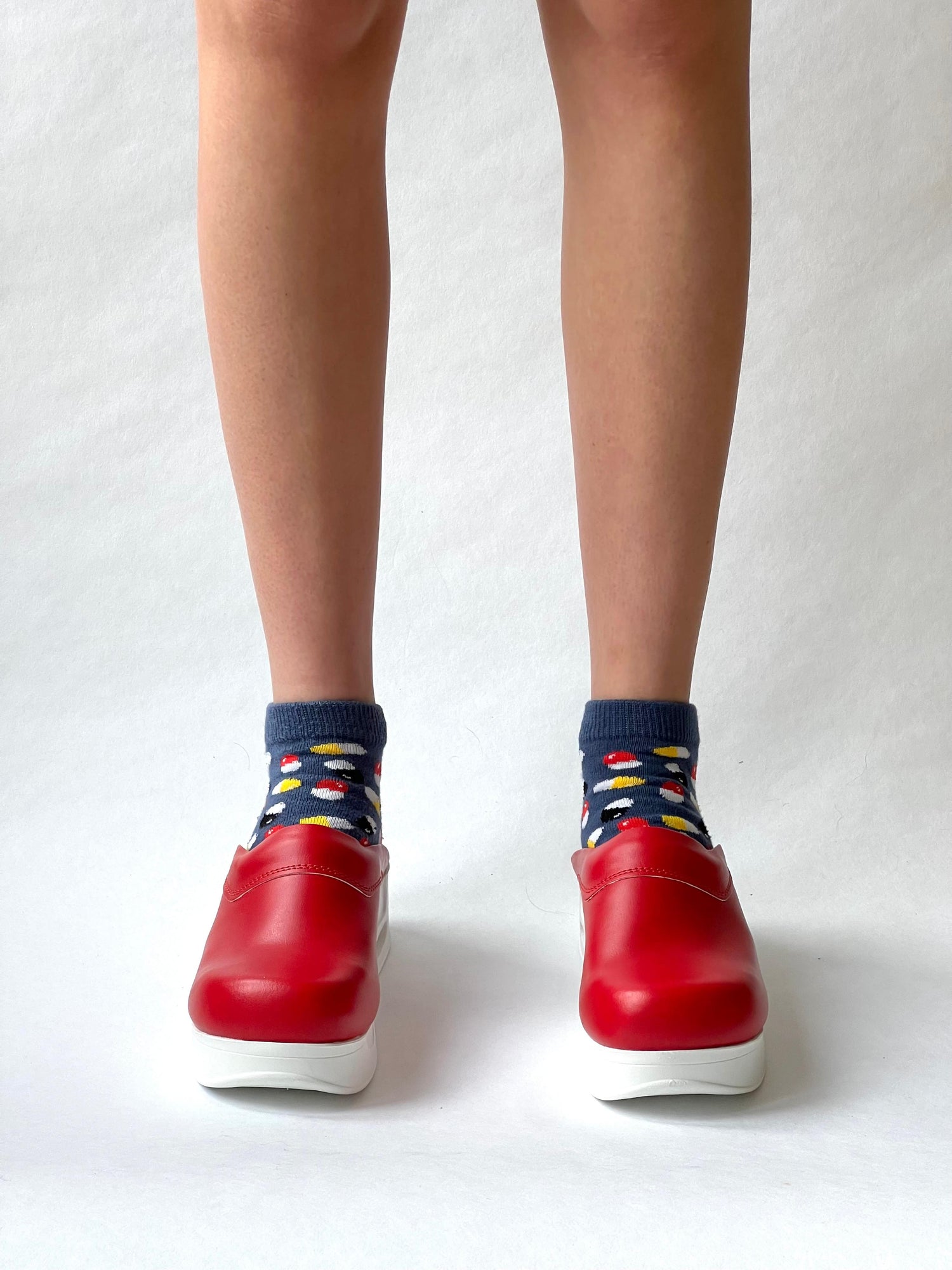 Airmeds Klompen Effen Rood / Red