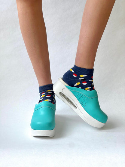 Airmeds Klompen Effen Blauw