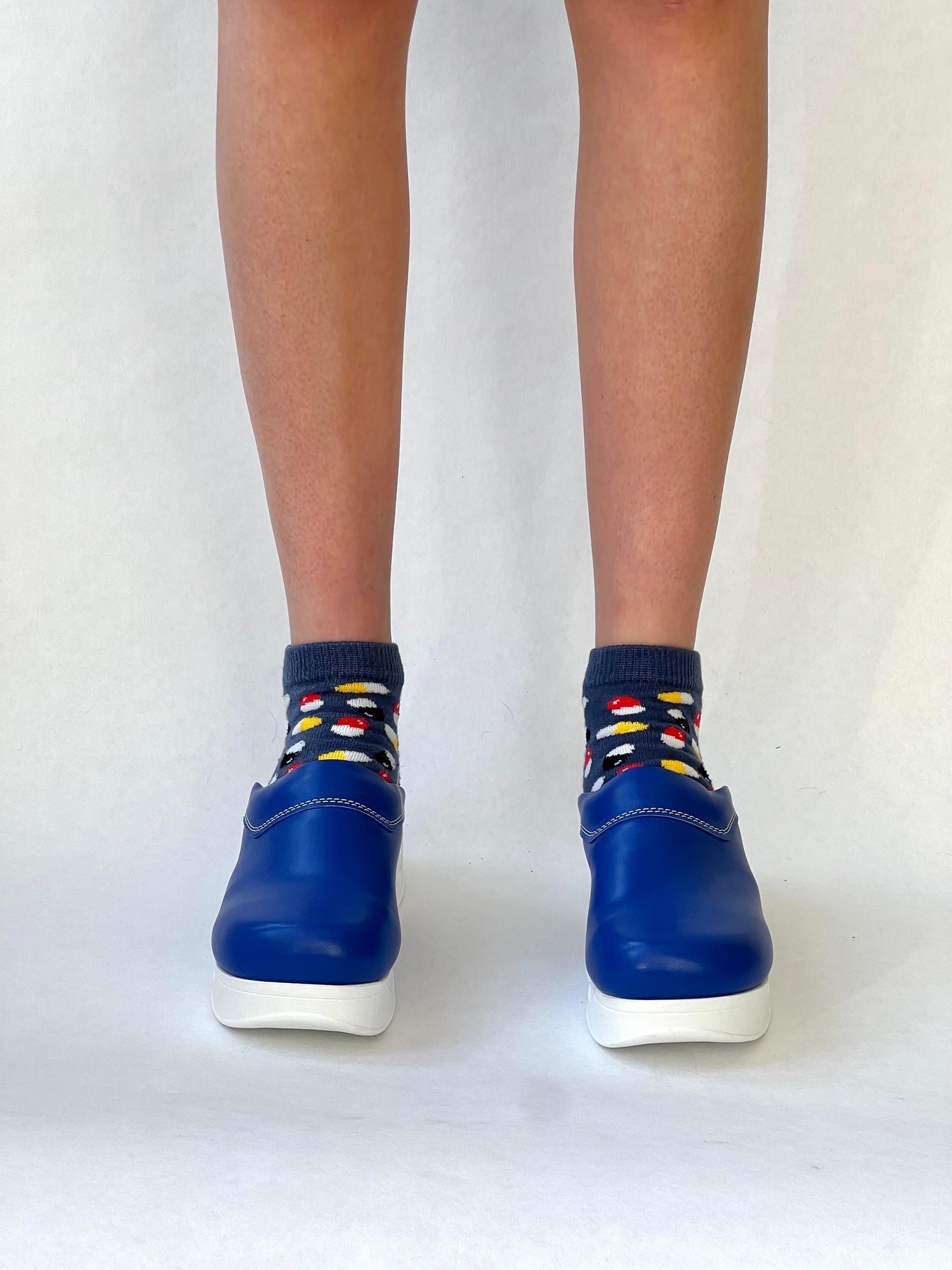 Airmeds Klompen Effen Donker Blauw