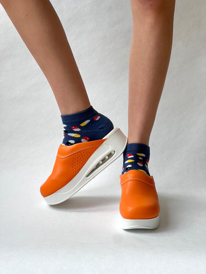 Airmeds Klompen Effen Oranje