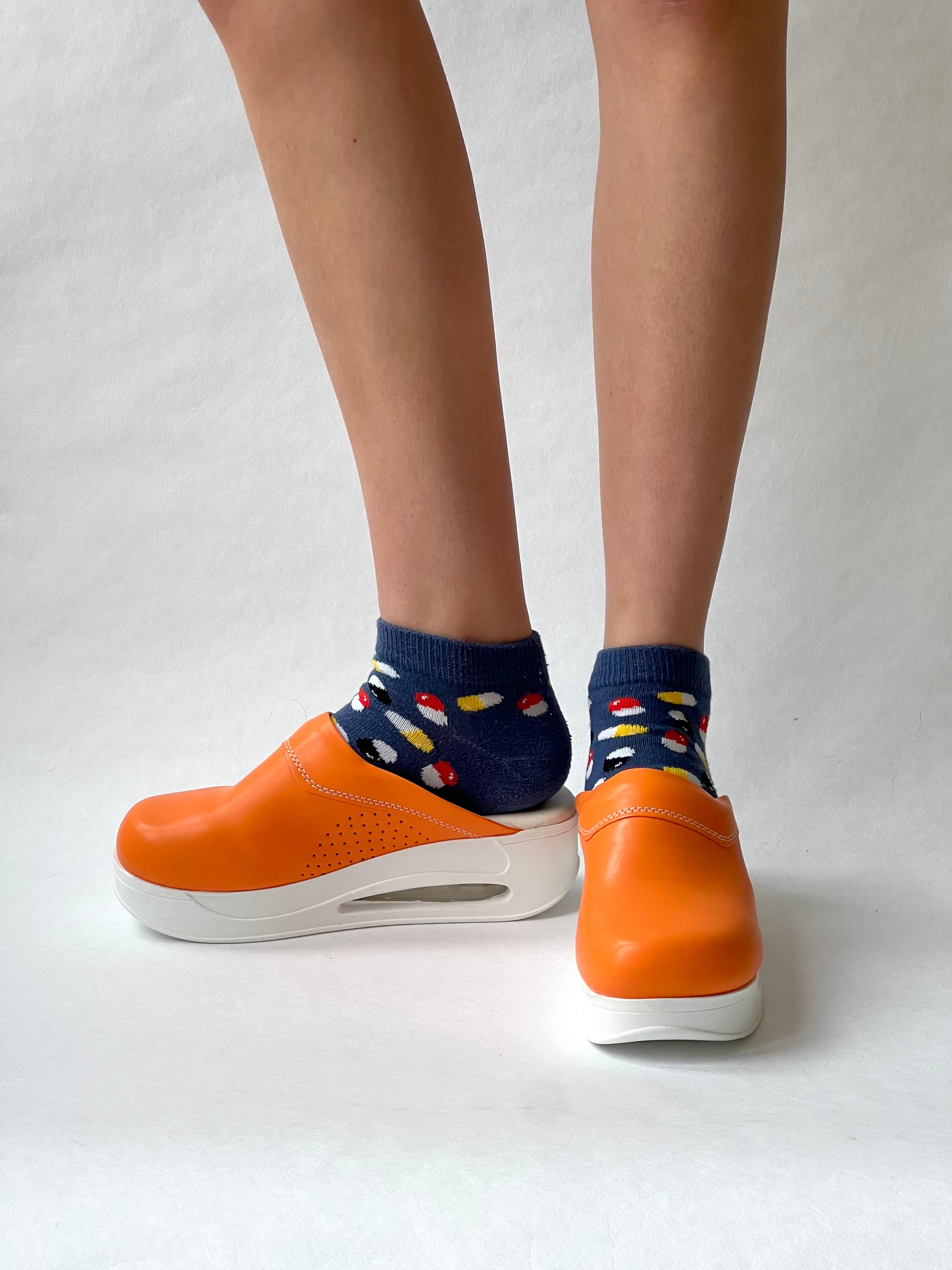 Airmeds Klompen Effen Oranje