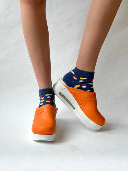 Airmeds Klompen Effen Oranje