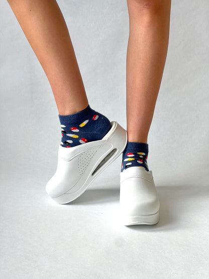 Airmeds Klompen Effen Wit