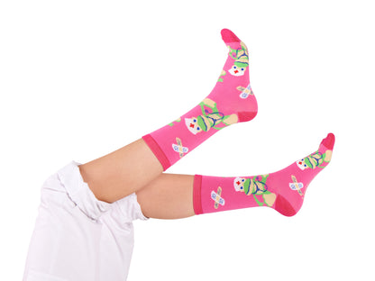 Medsocks Knuffelvriendje Roze
