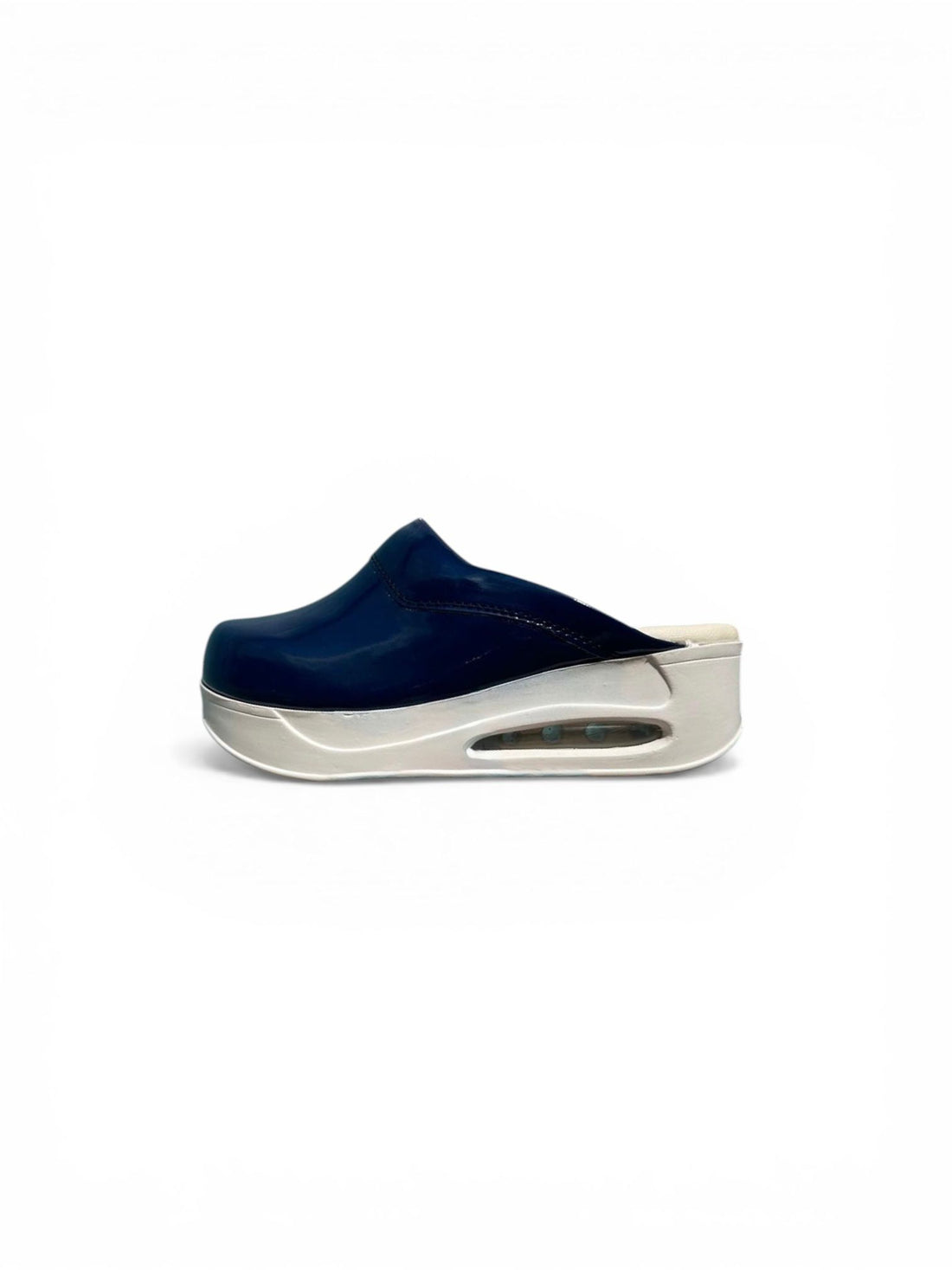 Airmeds Klompen effen Donkerblauw Lak