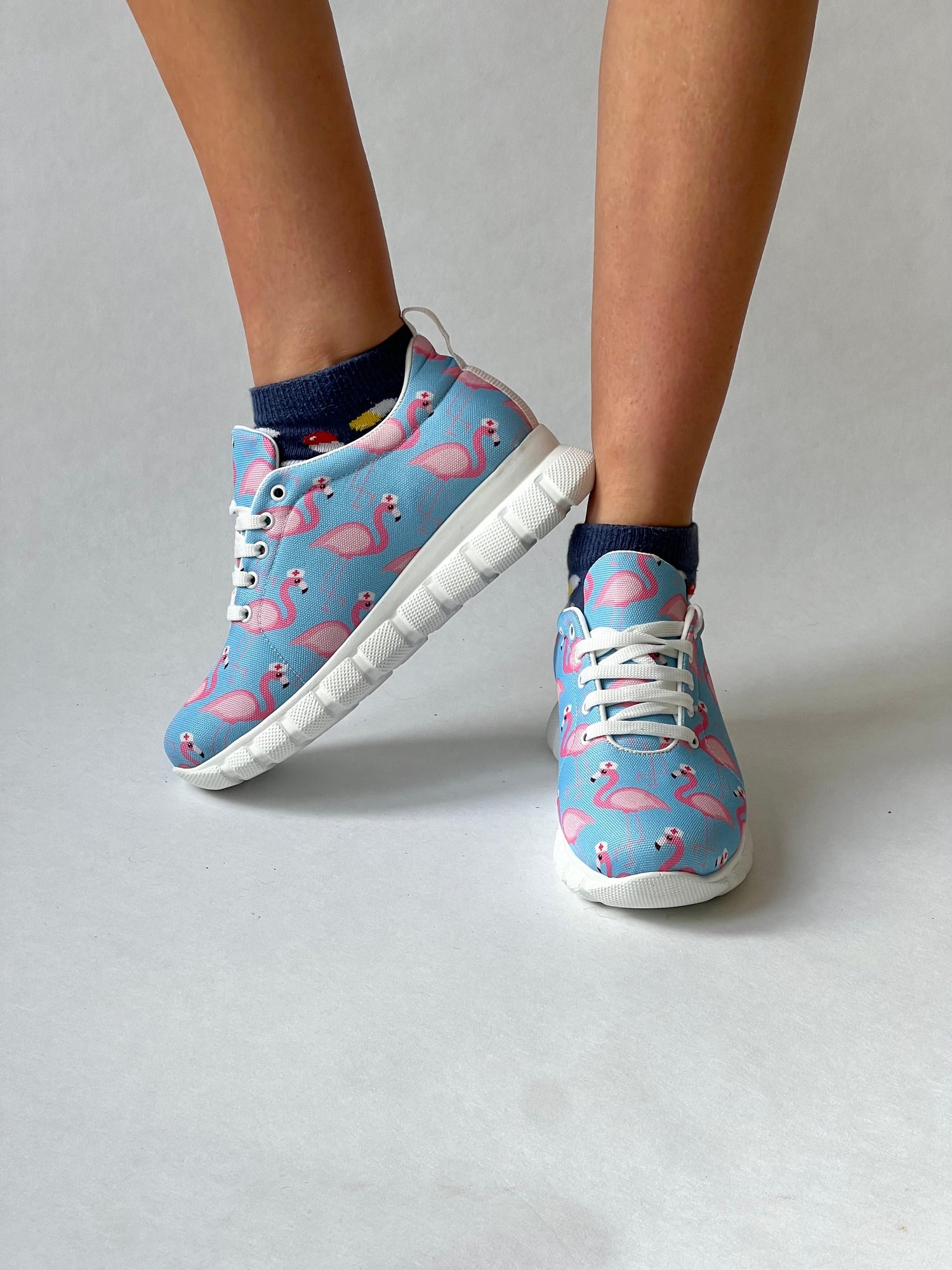 MedSocks Sneakers Flamingo