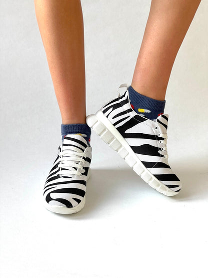 MedSocks Sneakers Zebra