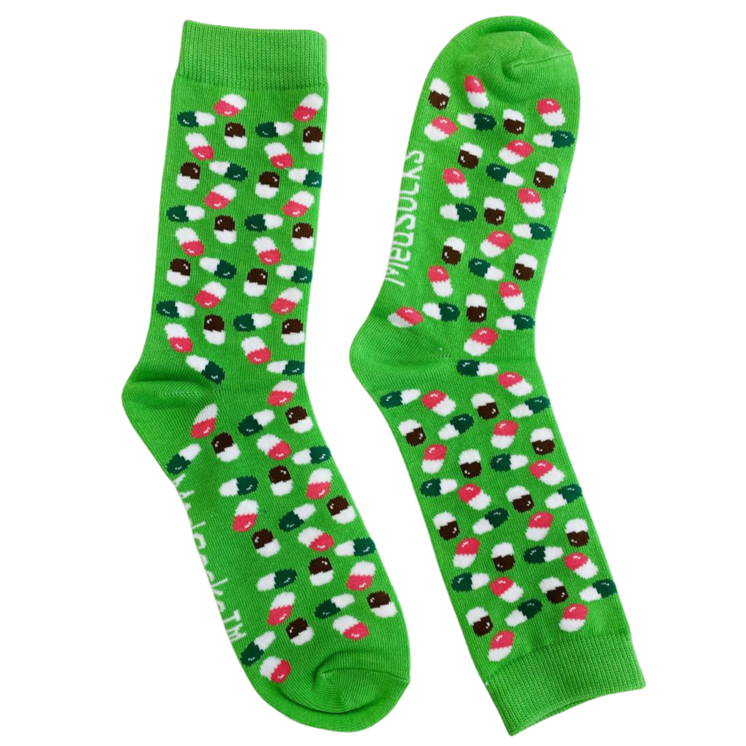 💊 Medicatie | Pillen Sokken Groen 💚 - MedSocks