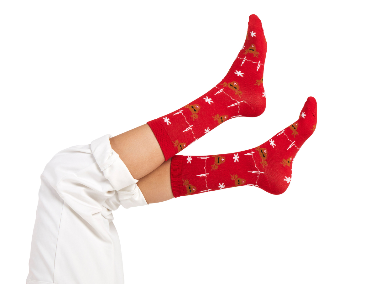 Rudolph the Mednose Reindeer - MedSocks