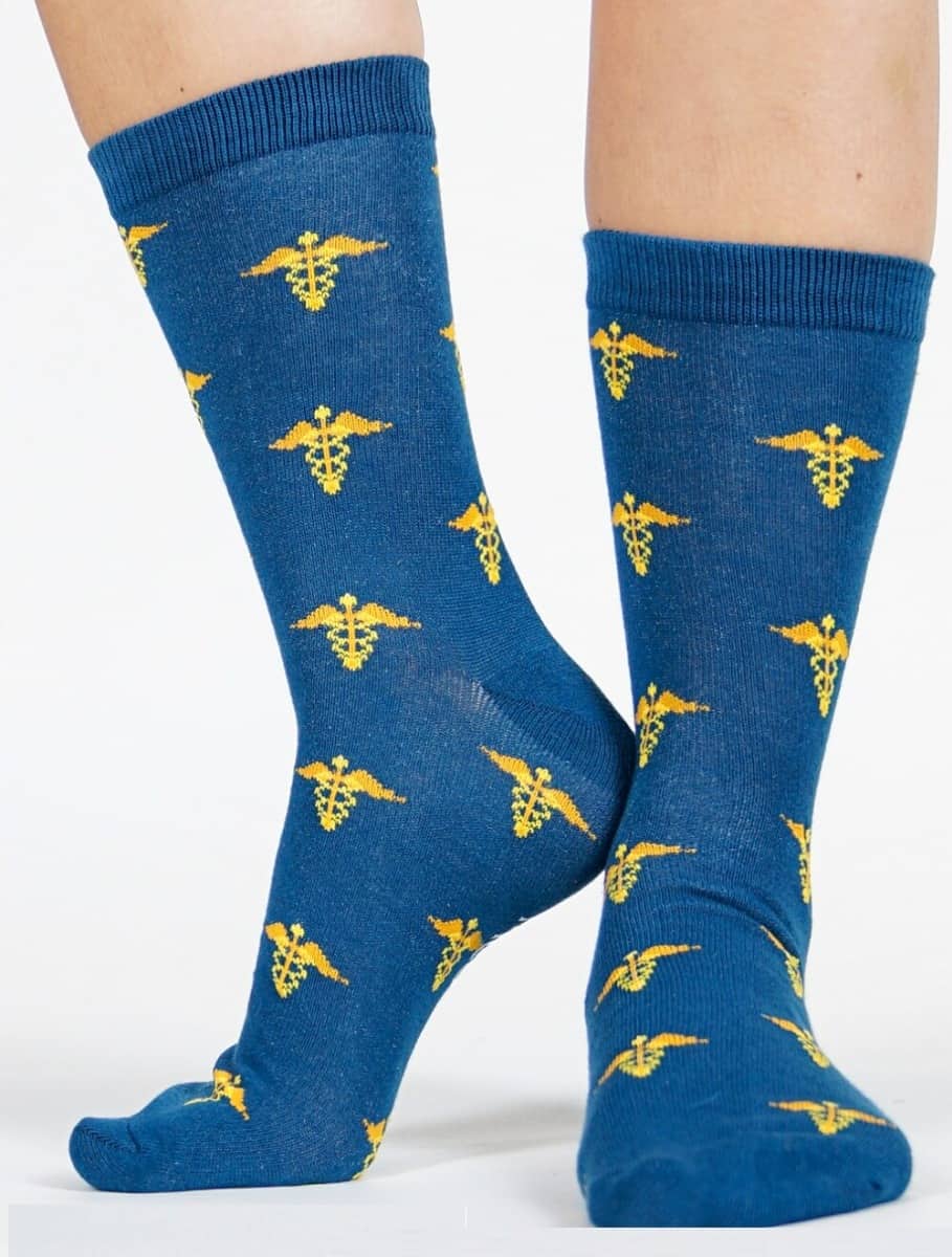 🔵 Caduceus | Dokter &amp; Verpleegkundige Sokken - MedSocks
