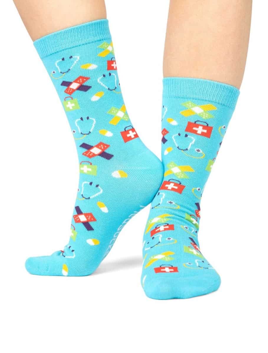 🌈 Regenboog Zorg Sokken 🩺 - MedSocks