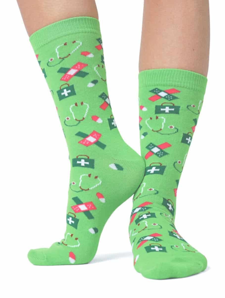 🟩 Zorg Sokken Groen 🩺 - MedSocks