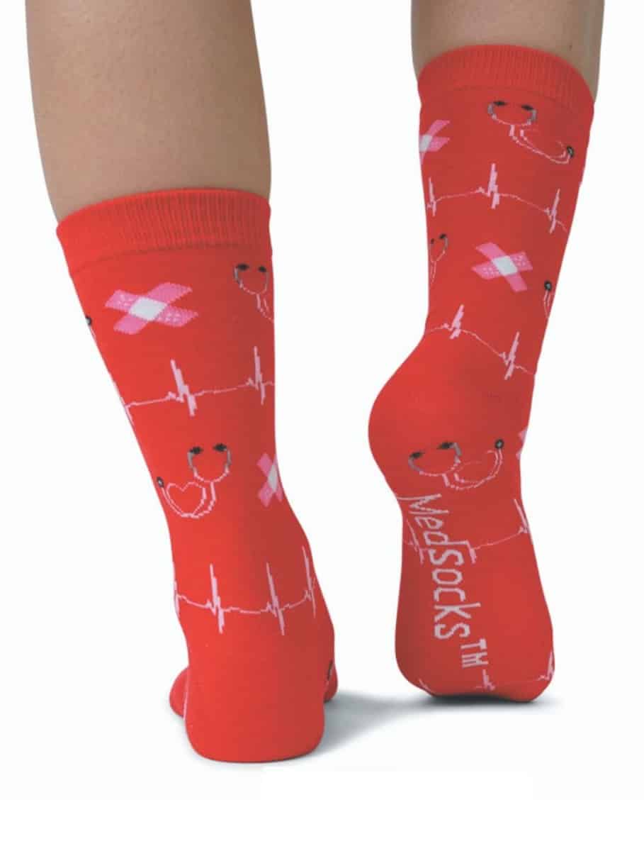 💘 Zorgen voor Elkaar Sokken Rood 🧦 - MedSocks